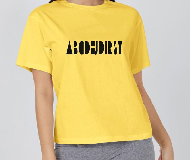 T-krekls " ABCDEJ... "